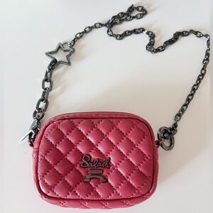 Salad Quilted Pink Crossbody Bag